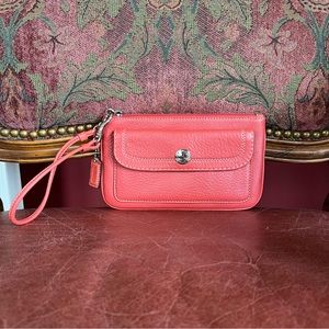 Vintage NEW WITH TAGS Coach leather wristlet